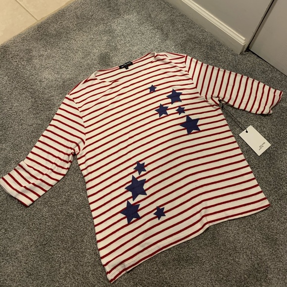 Hye Park and Lune Stars and Stripes Soft Sweater - Picture 1 of 5